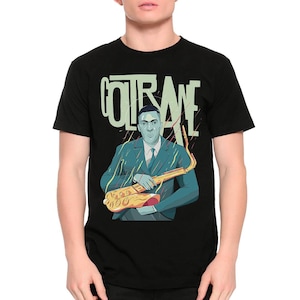 John Coltrane Art T-Shirt, Men&#39;s and Women&#39;s Sizes