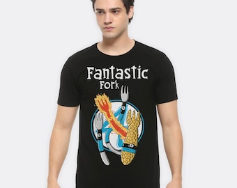 Fantastic Fork Funny T-Shirt, Fantastic Four Shirt, Men's and Women's Sizes (FFF-017359)