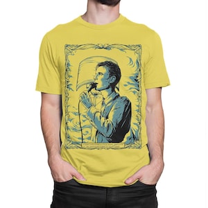 Talking Heads David Byrne Art T-Shirt, Men&#39;s and Women&#39;s Sizes
