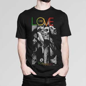 Bob Marley One Love Vintage T-Shirt, Men&#39;s and Women&#39;s Sizes