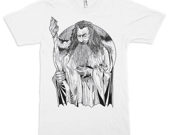 Gandalf J.R.R. Tolkien T-Shirt, Men's and Women's Sizes