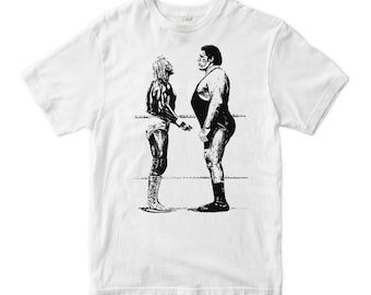 Hulk Hogan and Andre the Giant T-Shirt, Men's Women's Sizes (HLH-17899)