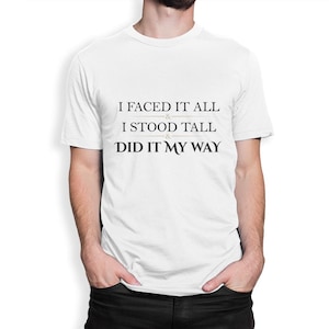 Frank Sinatra My Way T-Shirt, Men&#39;s and Women&#39;s Sizes