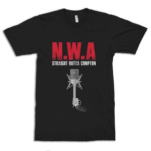 NWA Straight Outta Compton T-Shirt, Herren- und Damengrößen