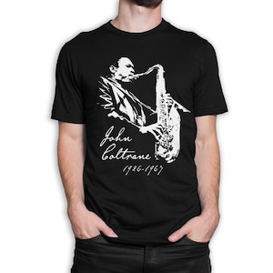John Coltrane Graphic T-Shirt, Men&#39;s and Women&#39;s Sizes