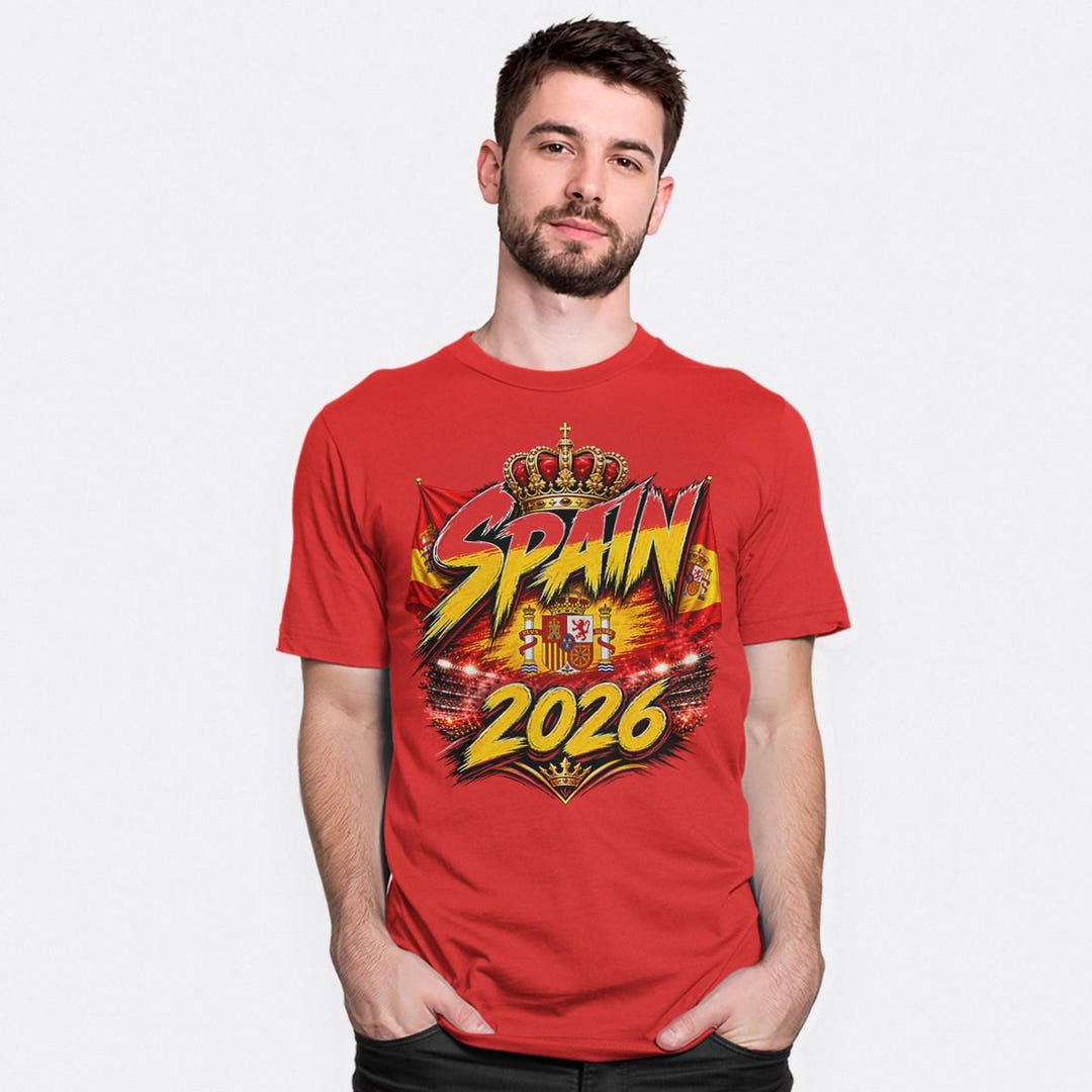 スペイン ワールドカップ優勝記念 2026 Tシャツ、メンズ＆レディース