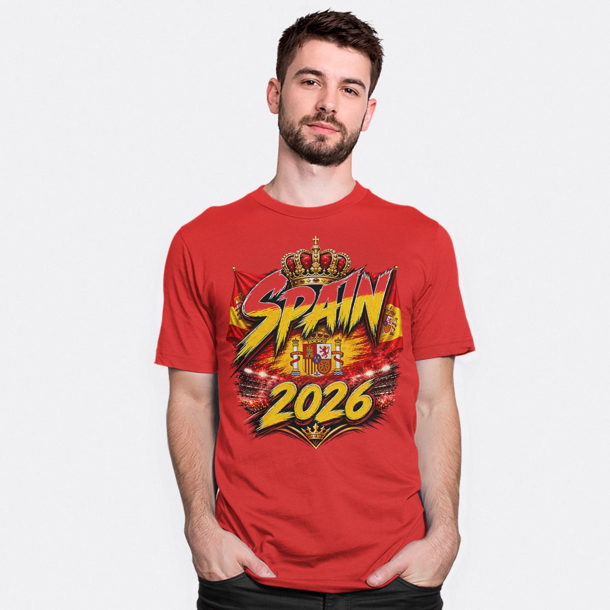 スペイン ワールドカップ優勝記念 2026 Tシャツ、メンズ＆レディース