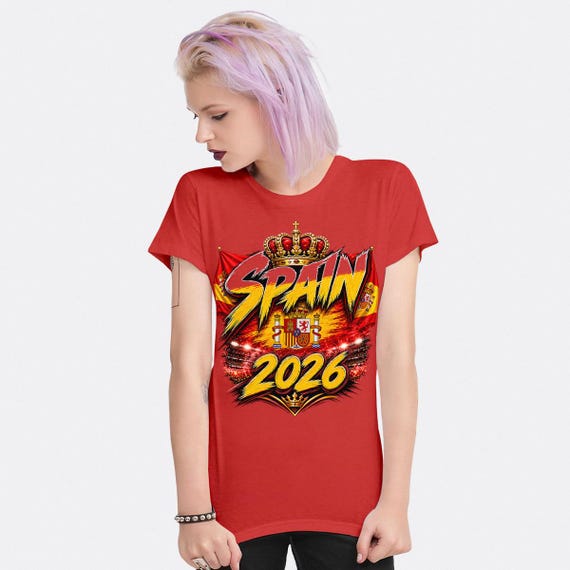 スペイン ワールドカップ優勝記念 2026 Tシャツ、メンズ＆レディース