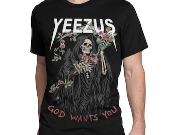 Koszulka Kanye West Yeezus Bóg cię chce, rozmiary męskie i damskie