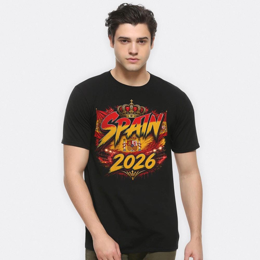 スペイン ワールドカップ優勝記念 2026 Tシャツ、メンズ＆レディース