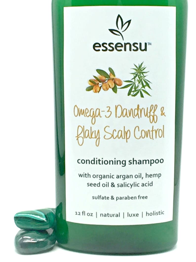Flaky Dry Scalp Argan Oil Salicylic Acid Omega3 Conditioning Etsy