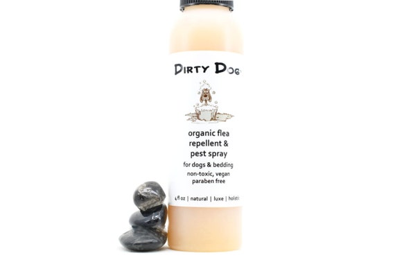 Dirty Dog Organic Natural Flea Repellent And Pest Spray Pet Etsy