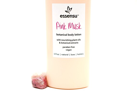 Pink Musk Luxury Botanical Body Lotion Nourishing Soya Etsy