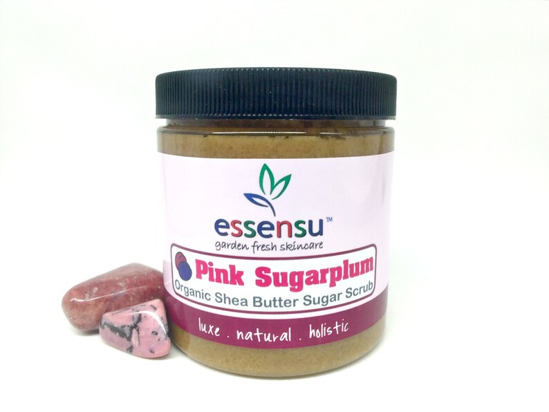 Pink Sugar Plum Organic Shea Butter Emulsified Sugar Body | Etsy