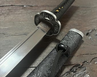 Hand Forged Sekiro Inspired Kusabimaru Katana Art, High Manganese Steel Blade, Full Tang Display Sword, Video Game Collectors Art