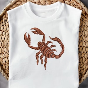 Scorpio, Scorpion, Scorpius, Embroidery Design, Scorpio Embroidery Design, Scorpion Machine Embroidery Design, Scorpio Zodiac Sign, Digital