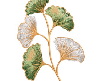 Blumenstickmuster, Stickdatei, Stiche