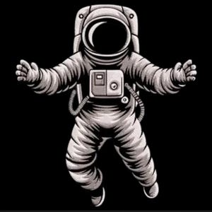 Astronaut Stickdatei, Floating Astronaut Maschinenstickerei, Kosmonaut, Galaxie, Weltraum, Spacesuit, NASA Stickereien, Sterne
