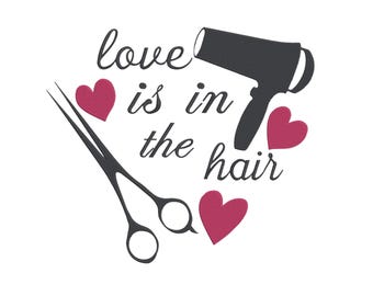 Beauty  Embroidery Design, Hair Quote Machine Embroidery File, Instant Download
