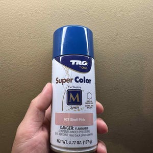 TRG Super Color Läderspray 3.77 OZ Shell Rosa Vinröd
