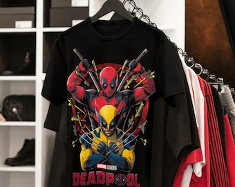 Deadpool Wolverine PNG for Black Shirts only, plotter file, Deadpool t-shirt, cricut, Deadpool character, high quality, black t-shirt