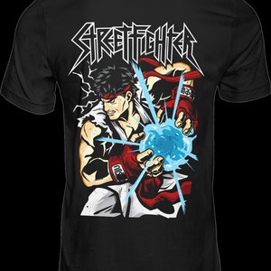 Premium T-Shirt Design, 300dpi PNG files, mortal kombat, street fighter  t-Shirt Design, Bügelbild, DTF Druck, black shirt, ryu, ken, gaming