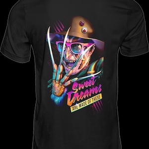 Premium T-Shirt Design, 300dpi PNG files, Friends, Horror t-Shirt Design, Bügelbild, DTF Druck, black shirt, Halloween png, Freddy krueger