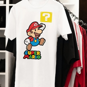 Super Mario Bros SVG, Mario Png, Cut Files, T-Shirt design, ClipArt, Layered Digital Vector File, Cricut Cutting, Mario pdf