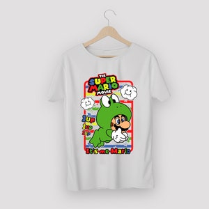 Super Mario Frog, Mario Frog, Super Mario Svg, Mario Plotter-bestand, opstrijkbare patch, LuigiT-shirt, gaming T-shirt, opstrijkbare patch, Super Mario PNG