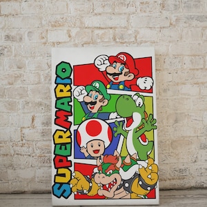 Super Mario Bros Bundle SVG, PNG, JPG, Mario Poster, arquivos cortados, design de camiseta, clip art, arquivo vetorial digital em camadas, corte Cricut, Yoshi