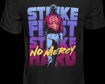Premium T-shirt design, 300dpi PNG files, Cobra Kai, Karate Tiger design, iron-on image, DTF printing, black shirt, Movie Fan Shirt, miyagi t-shirt