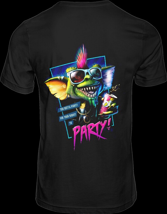 Premium T-Shirt Design, 300dpi PNG files, Gremlin, Horror t-Shirt Design, Bügelbild, DTF Druck, black shirt, Halloween png, Gremlins, Retro