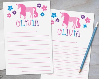 unicorn stationery etsy