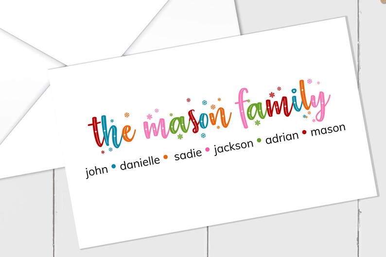 Personalized Gift Enclosure Cards With Minienvelopes Etsy