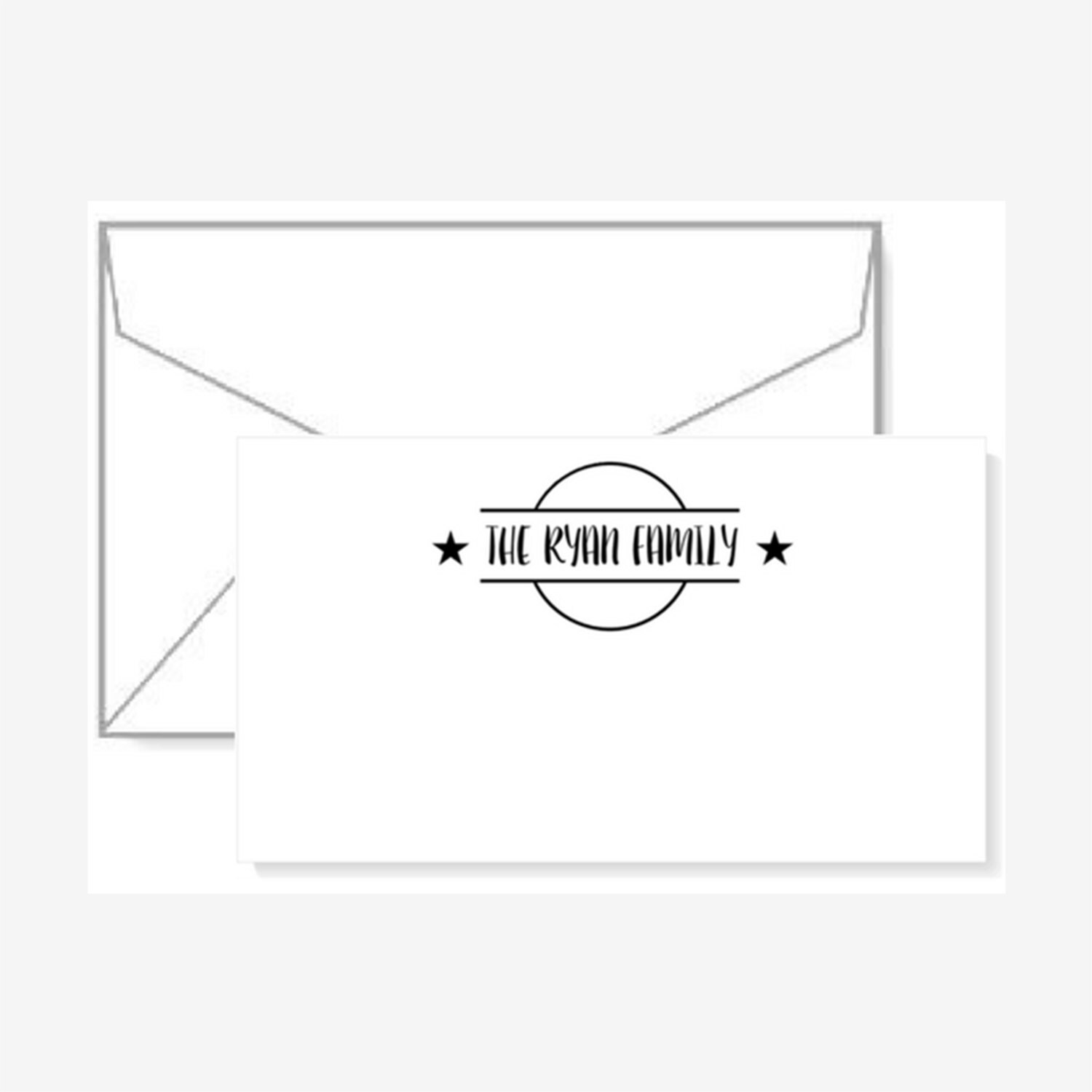 Personalized Gift Enclosure Cards with MiniEnvelopes Stars Etsy