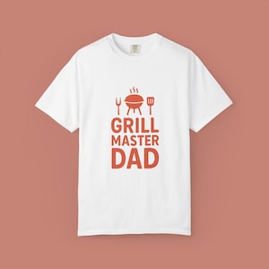 Grill Dad T-Shirt, BBQ Master Tee for Fathers, Funny Outdoor Cooking Shirt, Backyard Chef Fathers Day Gift