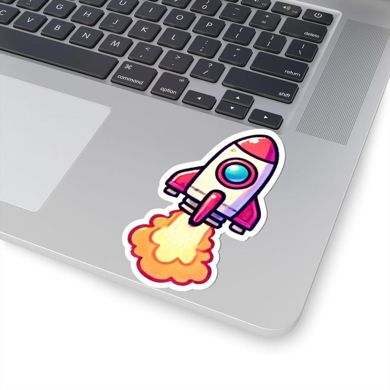 Rocket Stickers, Space Sticker, Laptop Decal, Planner Sticker ...