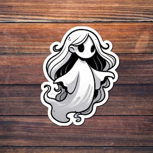 Sticker banshee, décalcomanie des lamentations fantomatiques, vinyle folklore irlandais, art de la mythologie fantasmagorique, sticker voiture étanche pour ordinateur portable