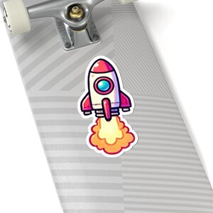 Rocket Stickers, Space Sticker, Laptop Decal, Planner Sticker ...