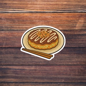 Katsudon Sticker, Japanese Pork Cutlet Rice Bowl Decal, Cozy Comfort Food Art, Kawaii Lunch Sticker Design