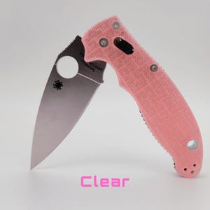 Manix 2 半透明交換スケール Spyderco カスタム