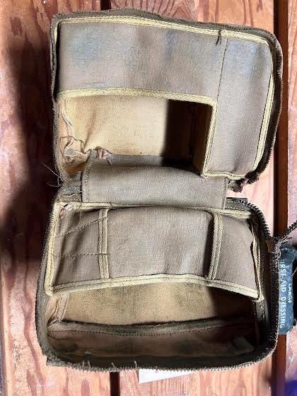 Vintage U.S. Aeronautics USAAF WWII Era First Aid Kit W/supplies