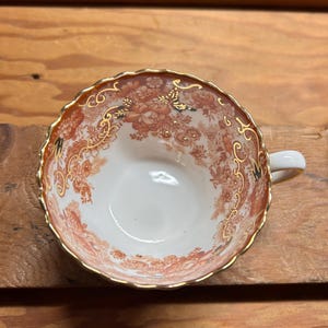 1960&#39;s Rare Victorian Radfords Fenton Bone China Tea Cup And Saucer Set (English Bone China)