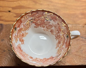 1960&#39;s Rare Victorian Radfords Fenton Bone China Tea Cup And Saucer Set (English Bone China)