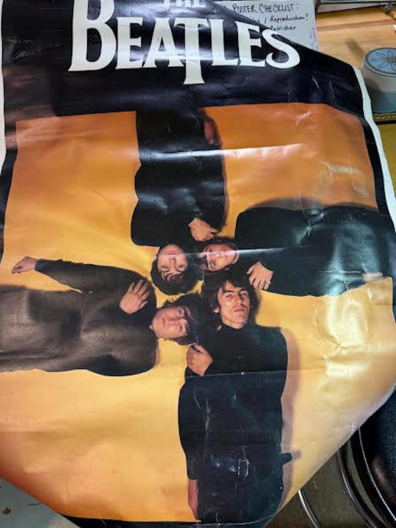 1965 Poster of the Beatles, Splash Publications, Apple Corps ENGLAND - Etsy