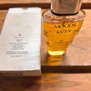 Rare 1989 MOODS by Krizia Eau De Toilette 1.7 oz. NEW OLD stock in orig. box.
