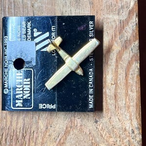 Vintage Gold Plated Cessna C-172 3-D Lapel Pin