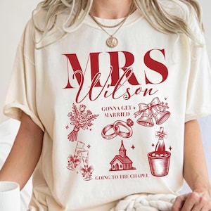 Maglietta personalizzata per la sposa: regalo per la festa di nozze della futura signora