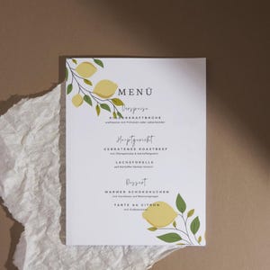 Karta menu np. na imprezy, wesela, urodziny itp. | Szablon | Pobierz | menu