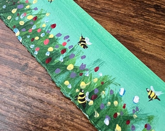 Bees Bookmark | Original hand painted